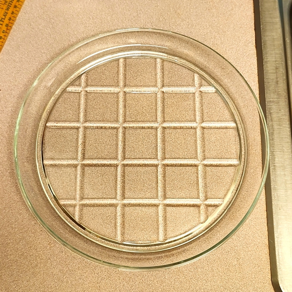 Pitman Dreitzer Glass Block puzzle Platter